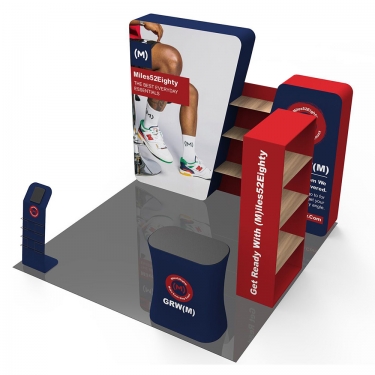 10x10 InstaShelf Booth