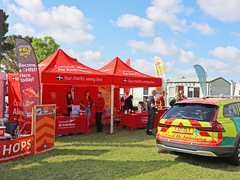 Cornwall Air Ambulance Branded Gazebos