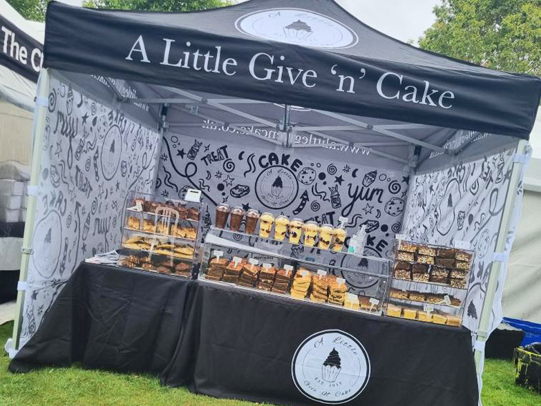 A Little Give ’n’ Cake Printed Gazebo