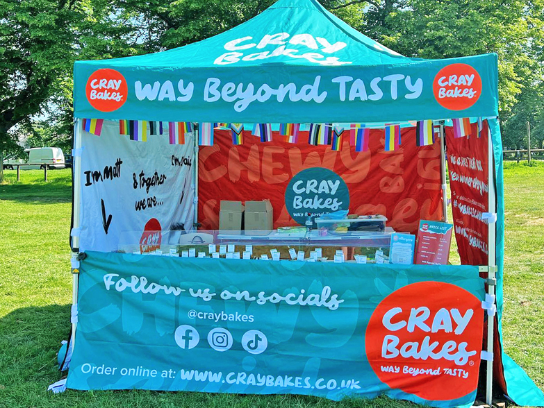 Cray Bakes Branded 3m x 3m Gazebo