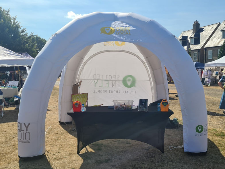 Ely Radio Inflatable Spider Dome 