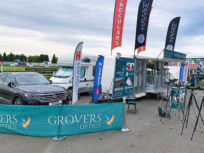 Grovers Optics Outdoor Event Setup