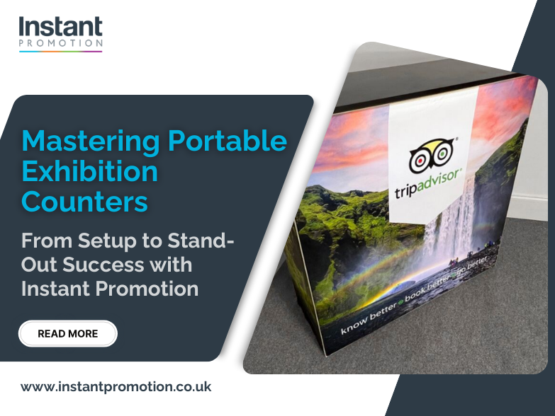 Mastering Portable Exhibition Counters: From Setup to Stand-Out Success with Instant Promotion 