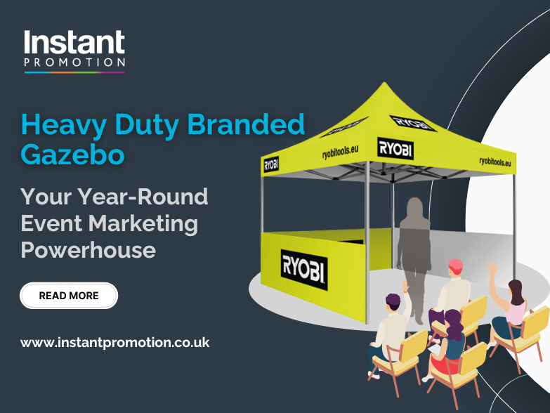 Heavy Duty Branded Gazebo: Your Year-Round Event Marketing Powerhouse