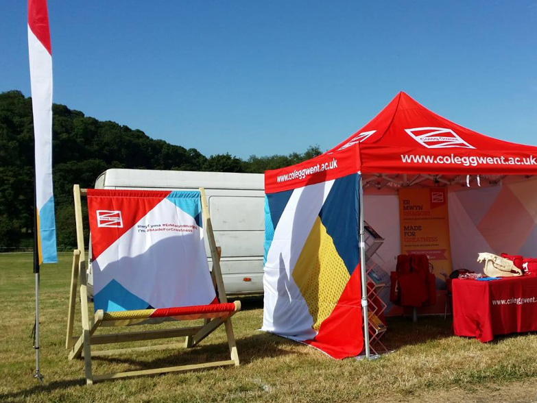 Coleg Gwent Giant Deckchair