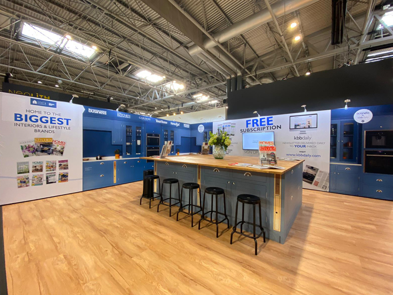 Printed indoor exhibition stand 