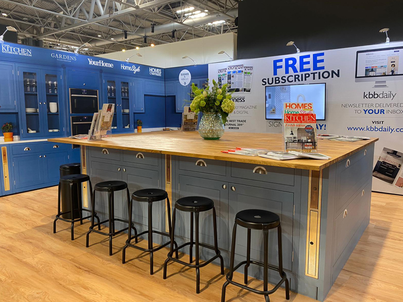 Printed indoor exhibition stand 