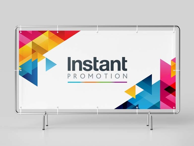 Instant Promotion branded PVC Banner