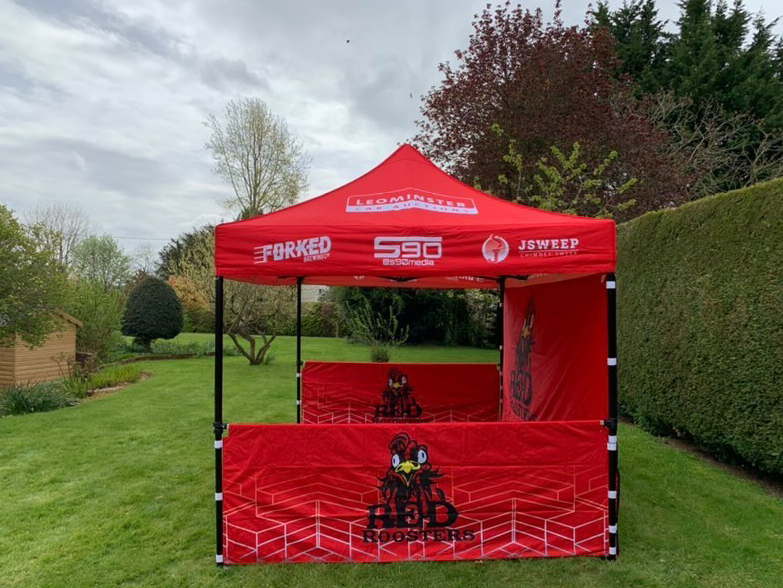 Printed 3m x 4.5m Gazebo