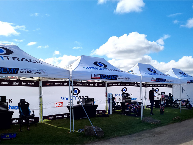 Connected 3x4.5m Gazebos