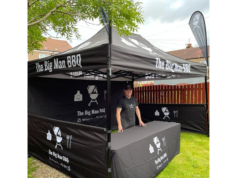 Printed 3m x 4.5m Gazebo