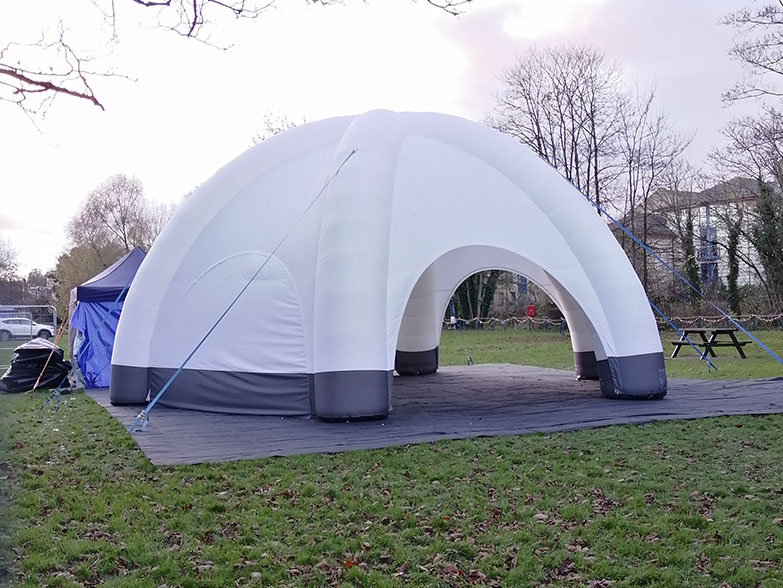 Daytime 10x10m Spider Dome XL