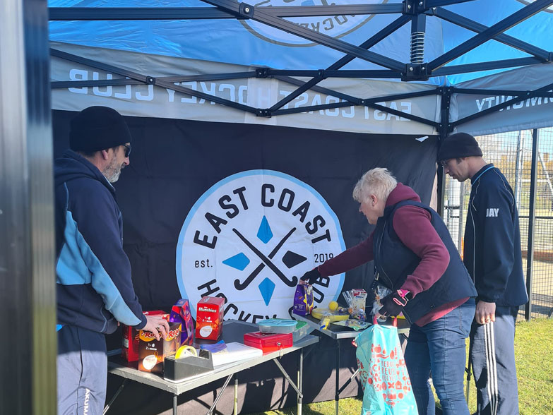 Inside view of gazebo