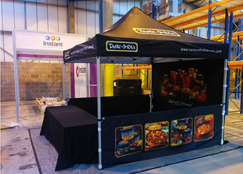 Custom Printed Gazebo - Taste of India